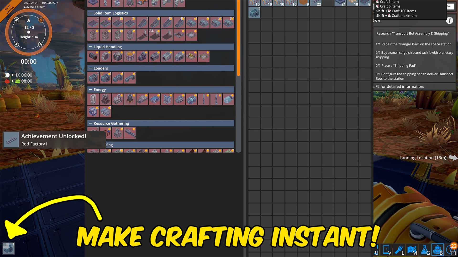 Instant Crafting